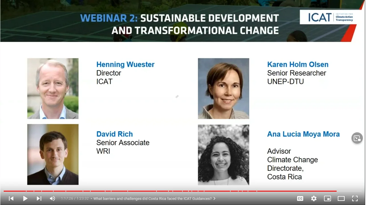 Webinar: Sustainable Development and Transformational Change Assessmen